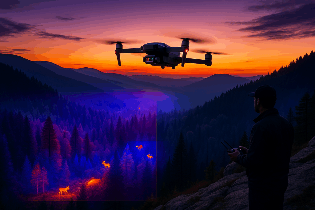 drone with thermal camera