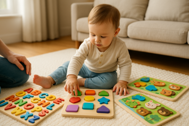 wooden puzzles for toddlers