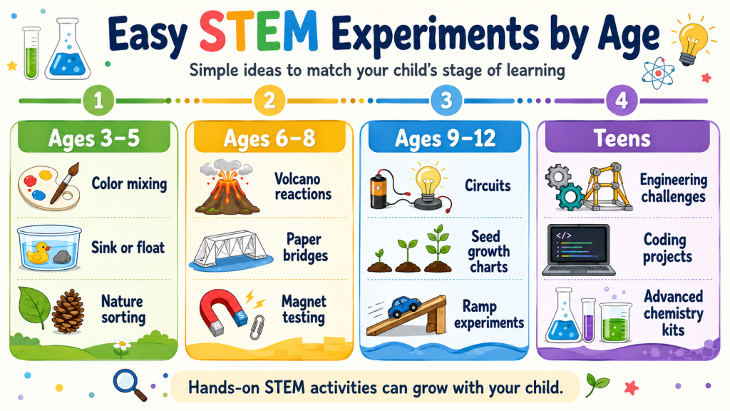 children's experiments for science