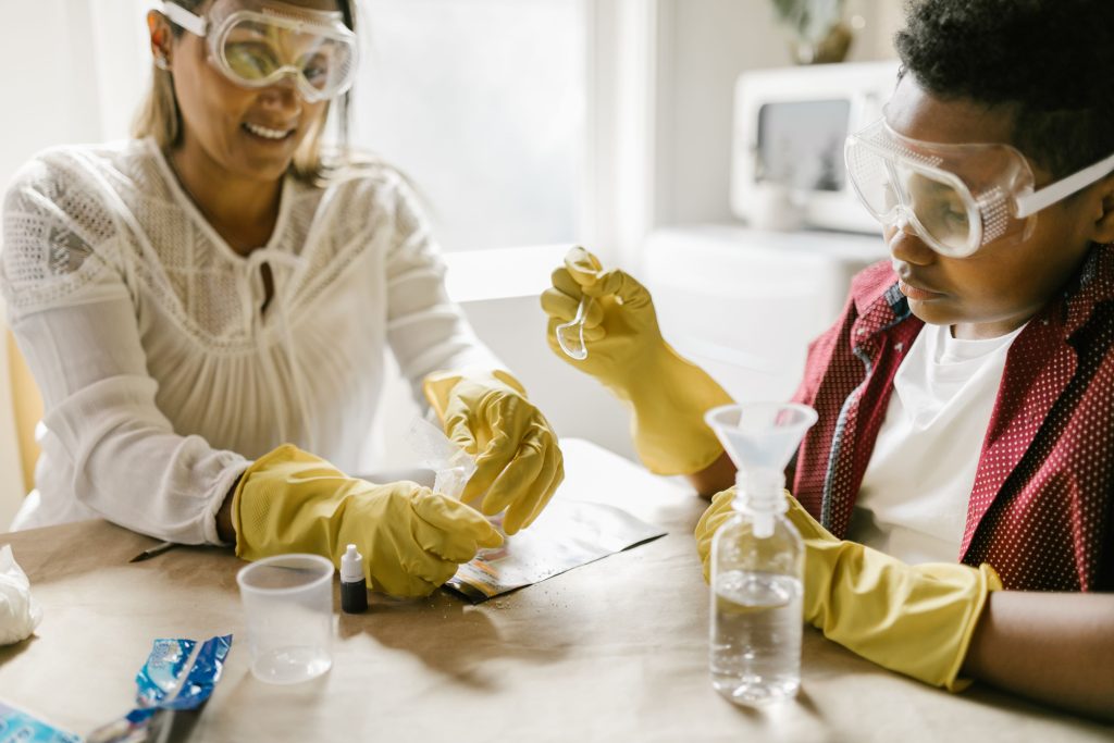 kids science experiments at home