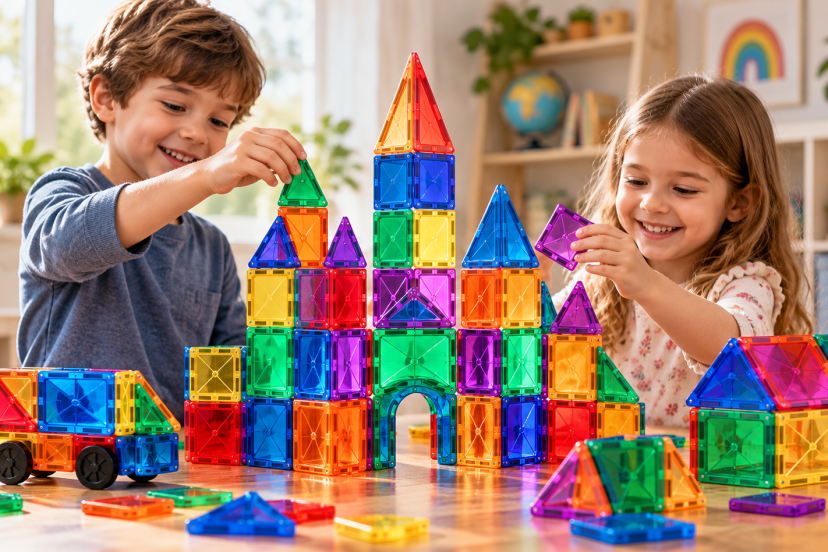Magnetic Building Tiles